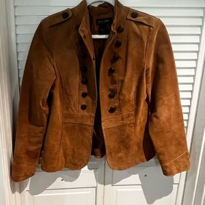 Sueded Leather Vintage Inspired Jacket